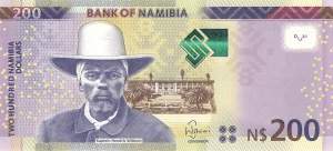 Namibia p15c 200 Dollar 2018